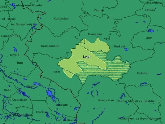 Iran-_Laki_Language_Map