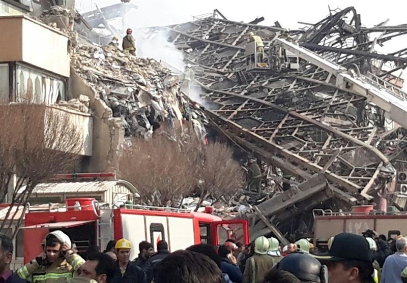 تأیید شهادت بیش از ۲۰ آتش‌نشان در حادثه ی امروز تهران