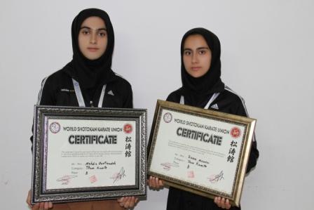 كسب مقام سوم مسابقات كاراته جهاني تركيه توسط 2 دانش آموز كوهدشتي