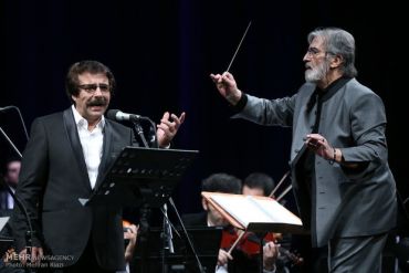 اجرای ارکستر سمفونیک ایران با حضور ارسلان کامکار و علیرضا افتخاری در خرم آباد